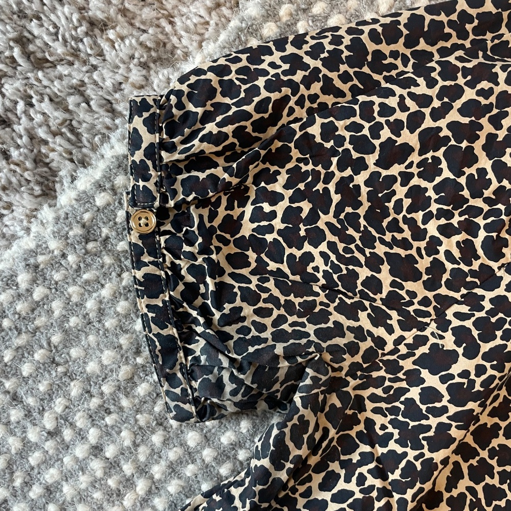 J Crew Leopard Blouse - Picture 4 of 5